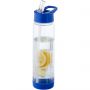 Tutti-frutti 740 ml Tritan(tm) infuser sport bottle, Transparent,Blue