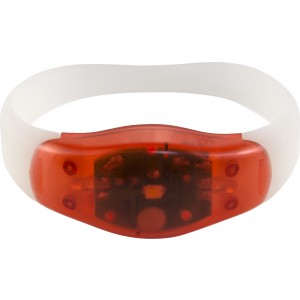 ABS and silicone wrist band Renza, red (Sports equipment)