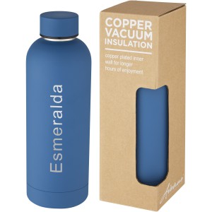 Spring 500 ml copper vacuum insulated bottle, Tech blue (Water bottles)