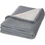 Springwood soft fleece and sherpa plaid blanket, Grey,White (11280900)
