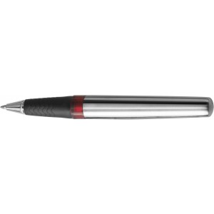 Stainless steel ballpen Rex, red (Metallic pen)