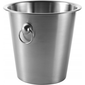 Stainless steel champagne bucket Hester, silver (Wine, champagne, cocktail equipment)