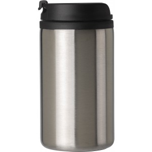 Stainless steel double walled cup Gisela, silver (Thermos)