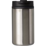 Stainless steel double walled cup Gisela, silver (8385-32)