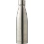 Stainless steel double walled drinking bottle Marcelino, sil