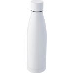 Stainless steel double walled drinking bottle Marcelino, whi (835488-02)