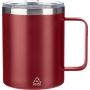 Stainless steel double-walled mug (300 ml) Renate, burgundy