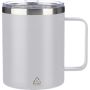 Stainless steel double-walled mug (300 ml) Renate, white