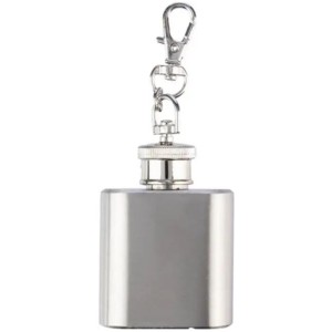 Stainless steel hip flask Julia, silver (Flasks)