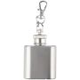 Stainless steel hip flask Julia, silver