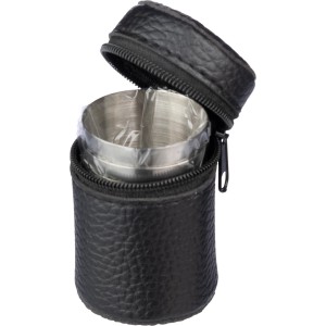 Stainless steel liquor cups Benjamin, black (Glasses)