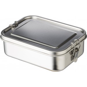 Stainless steel lunch box Kasen, silver (Metal kitchen equipments)