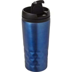 Stainless steel mug Lorraine, blue (Glasses)