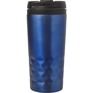 Stainless steel mug Lorraine, blue (Glasses)