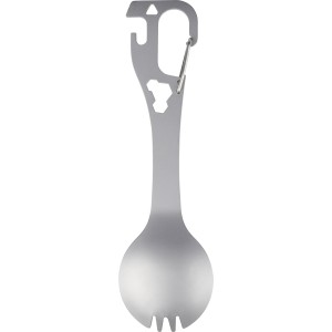 Stainless steel spork Noe, silver