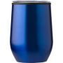 Stainless steel travel mug Zoe, navy