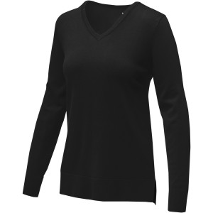 Stanton women's v-neck pullover, Solid black (Pullovers)