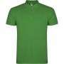 Star short sleeve kids polo, Tropical Green