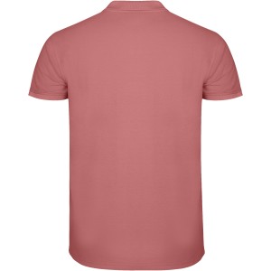 Star short sleeve men's polo, Chrysanthemum Red (Polo short, mixed fiber, synthetic)