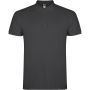 Star short sleeve men's polo, Dark Lead