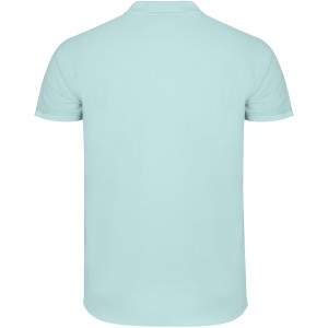 Star short sleeve men's polo, Mint (Polo short, mixed fiber, synthetic)