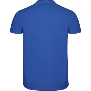 Star short sleeve men's polo, Royal (Polo short, mixed fiber, synthetic)