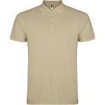 Star short sleeve men's polo, Sand (R66381H)