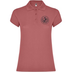 Star short sleeve women's polo, Chrysanthemum Red (Polo short, mixed fiber, synthetic)