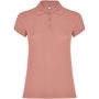 Star short sleeve women's polo, Clay Orange