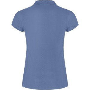 Star short sleeve women's polo, Riviera Blue (Polo short, mixed fiber, synthetic)