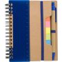 Recycled paper notebook Angela, blue