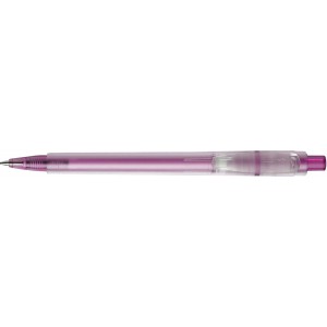 Stilolinea Oslo frosty plastic ballpen, pink