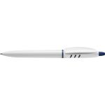 Stilolinea S30 plastic ballpen, white/blue (4740-187)