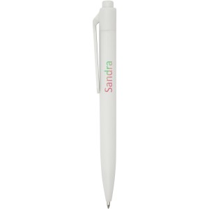 Stone ballpoint pen, White (Plastic pen)