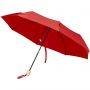 Birgit 21'' foldable windproof recycled PET umbrella, Red
