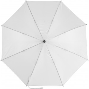 Polyester (190T) umbrella Suzette, white (Umbrellas)