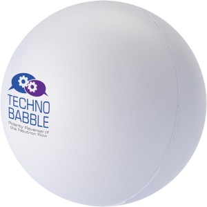 Cool round stress reliever, White (Stress relief)
