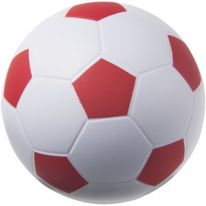 Football stress reliever, White,Red (Stress relief)