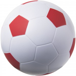 Football stress reliever, White,Red (Stress relief)