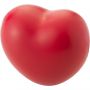 Heart-shaped stress reliever with PU foam, Red