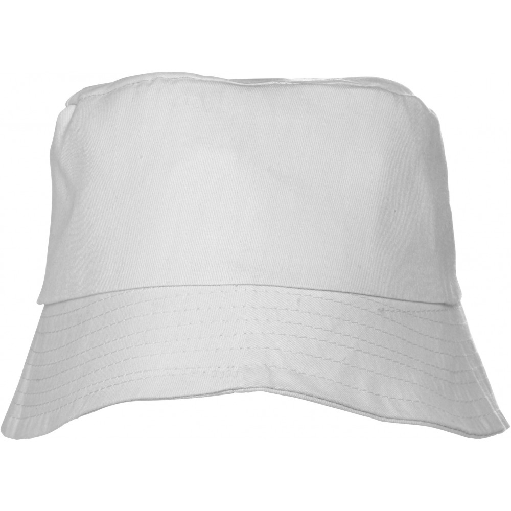 white cotton sun hat