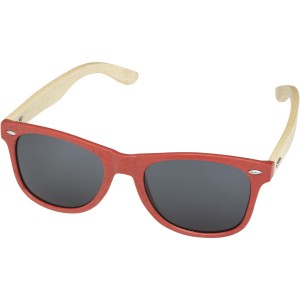 Sun Ray bamboo sunglasses, Red (Sunglasses)