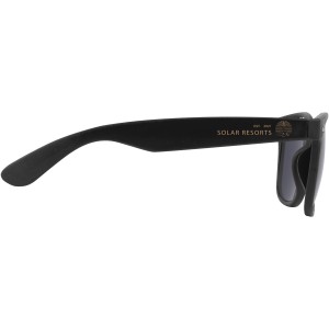 Sun Ray recycled plastic sunglasses, Solid black (Sunglasses)