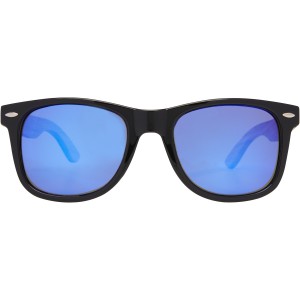Hiru rPET/wood mirrored polarized sunglasses in gift box, Wo (Sunglasses)