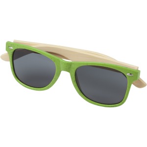 Sun Ray bamboo sunglasses, Lime green (Sunglasses)