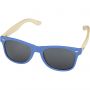 Sun Ray bamboo sunglasses, Process blue
