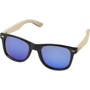 Taiyo rPET/bamboo mirrored polarized sunglasses in gift box, (Sunglasses)