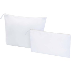 Swift GRS recycled toiletry bag set, White