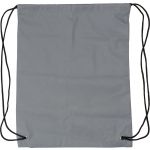 Synthetic fibre (190D) reflective drawstring backpack Melila (432545-03)