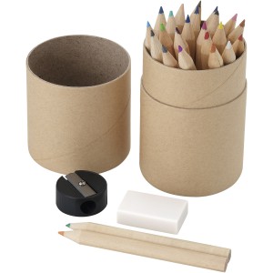 Woodby 26-piece coloured pencil set, Wood